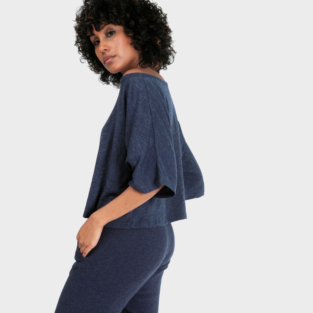 LUMI CROP TOP - Heather Lake